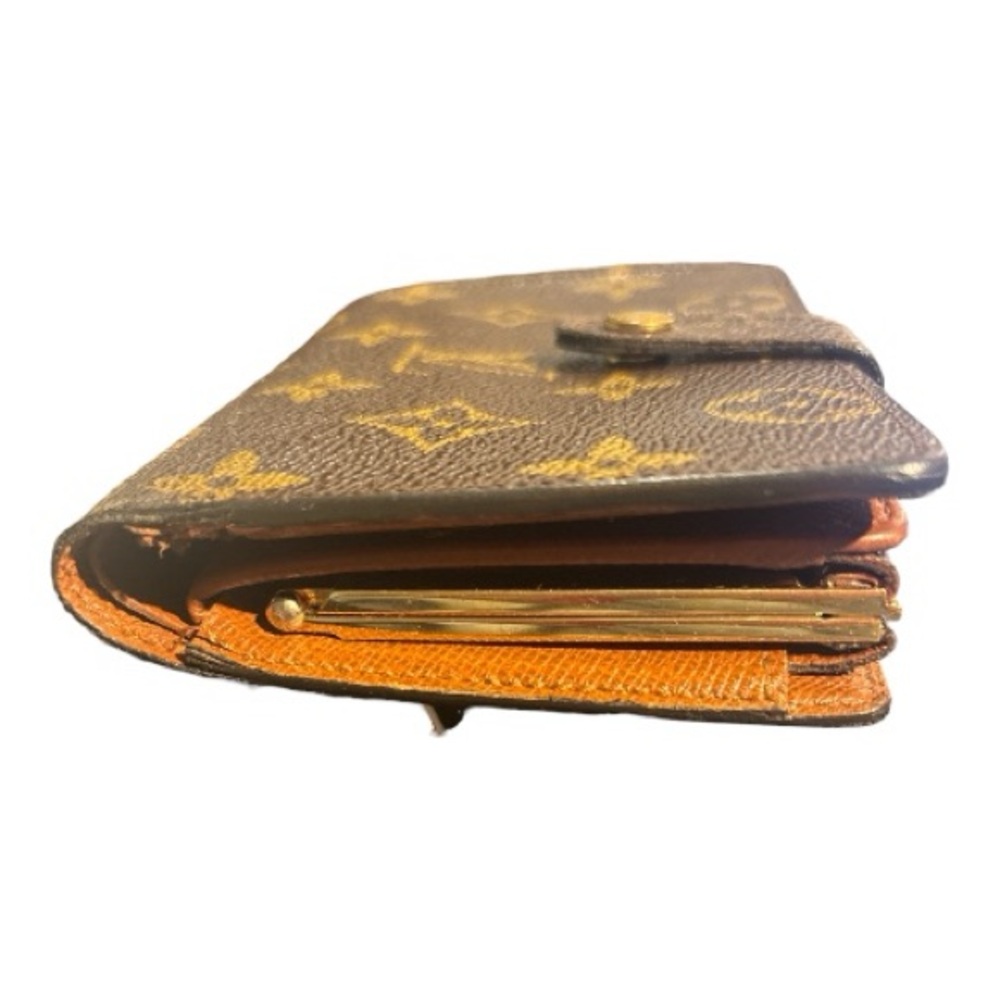 Louis Vuitton Monogram Kisslock Porte Monnaie Billets Viennois Wallet - Picture 5 of 15